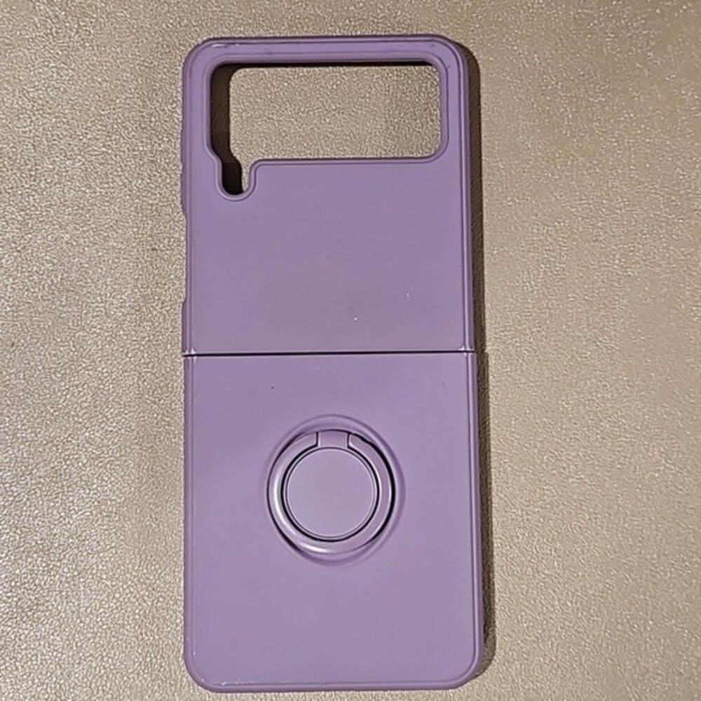 Samsung Z Flip 4 Dusty Purple Cover Case with Ring